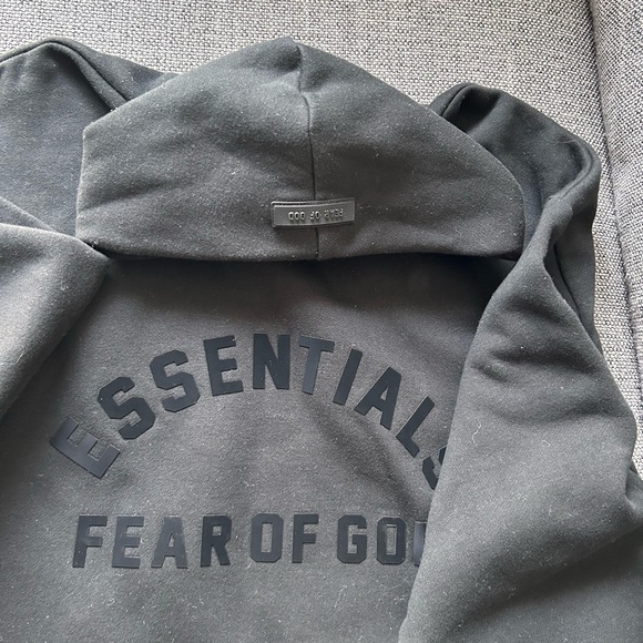 Fear of God Tops - Fear of God Black Hoodie